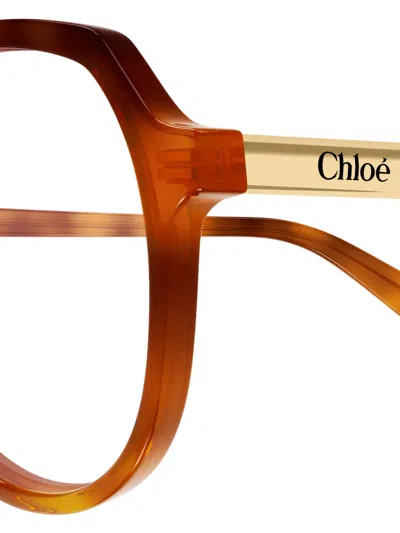 Chloé Pilot-frame Glasses In Multi