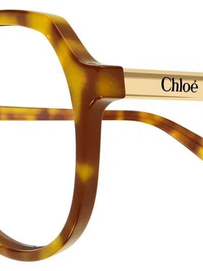 Chloé Pilot-frame Glasses In Multi