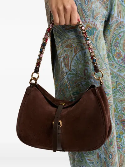 Etro Rhinestones Bag Handle In Multi