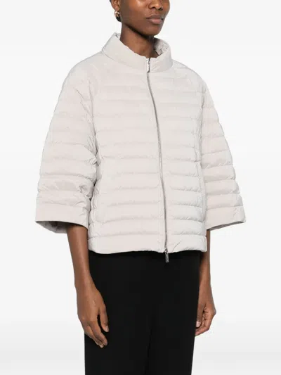 Moorer Zip Jacket In Neutral