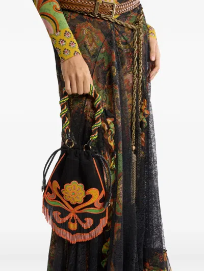 Etro Beaded Bag Handle In Multi