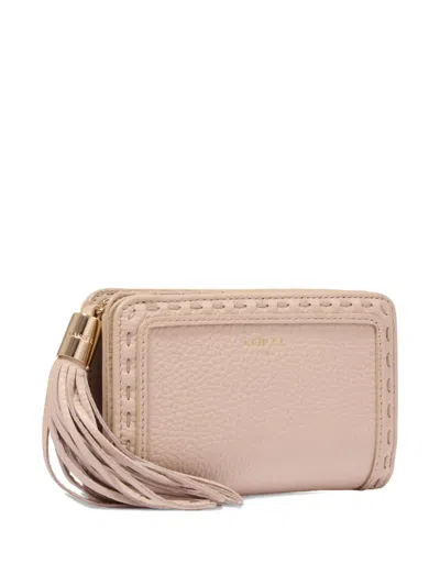 Lancel Premier Flirt Rectangular Zip Wallet In Neutral