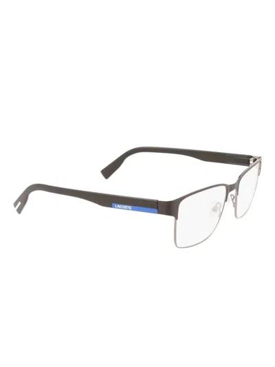 Lacoste Rectangle Metal Frames In Multi