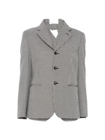 Comme Des Garçons Single-breasted Blazer In Gray