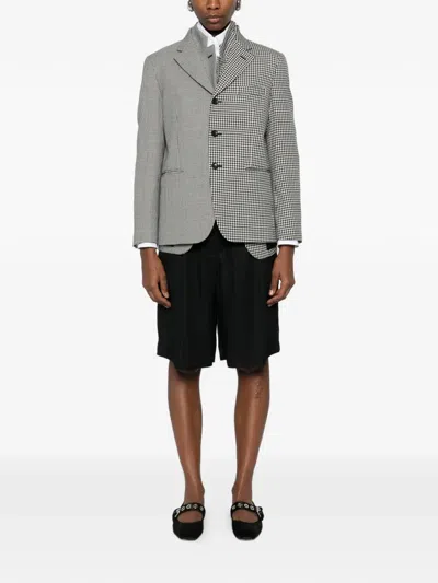 Comme Des Garçons Single-breasted Blazer In Gray