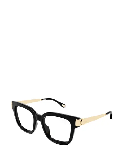 Chloé Square-frame Glasses In Black