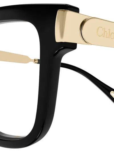 Chloé Square-frame Glasses In Black