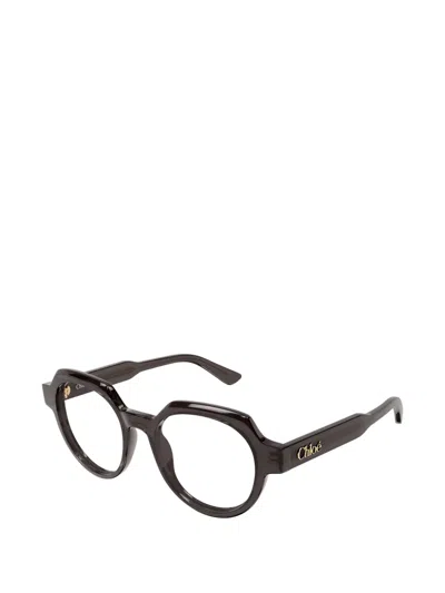 Chloé Round-frame Glasses In Black