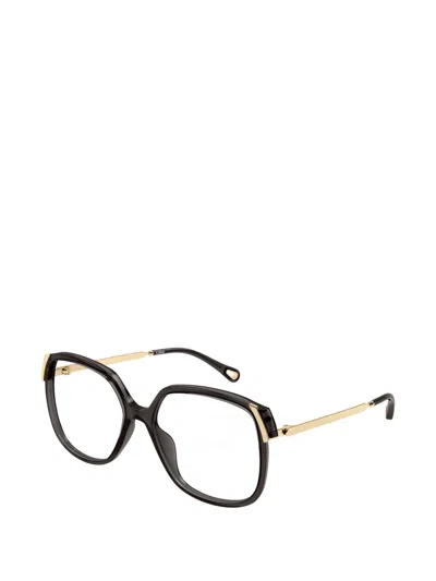 Chloé Square-frame Glasses In Black
