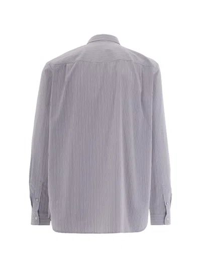 A.p.c. Stripe-pattern Shirt In Purple