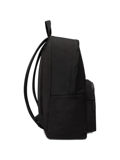 Hugo Boss Zip-up Backpack In Black