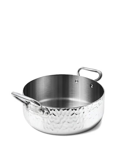Pentole Agnelli Hammered Inox Pan In Silver