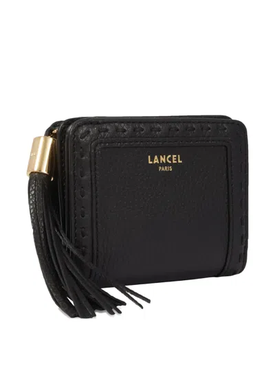 Lancel Medium Zipped Compact Wallet In Black