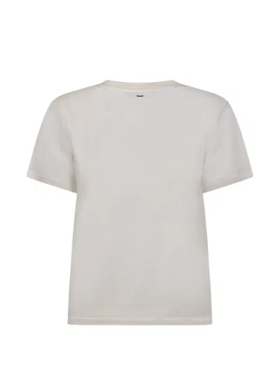 Weekend Max Mara Weekend Maxmara Wkdwest Cotton T Shirt With Print And Embroidery In Neutral