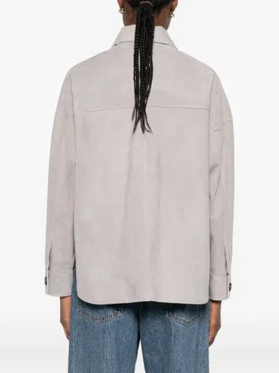 Arma Buttoned Flap-pocket Jacket In Neutral