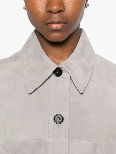 Arma Buttoned Flap-pocket Jacket In Neutral