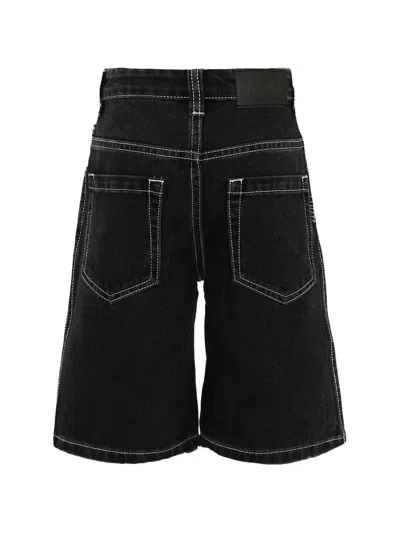 Molo Belt-loop Buttoned Shorts In Black