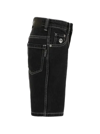 Molo Belt-loop Buttoned Shorts In Black