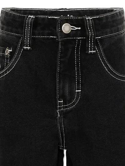 Molo Belt-loop Buttoned Shorts In Black