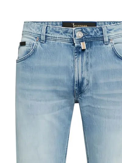 Billionaire Panelled Jeans In Blue