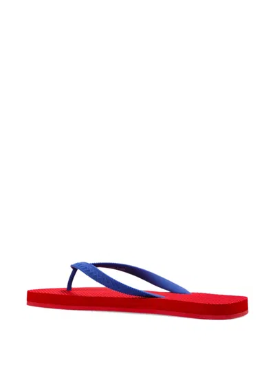 Dsquared2 Logo-strap Flip Flops In Red