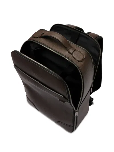 Lancel Charlie Backpack In Brown