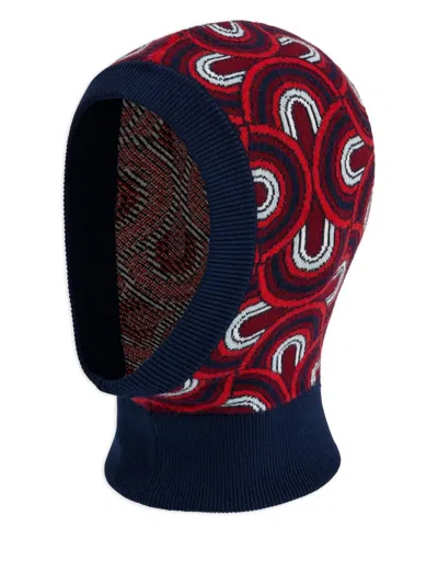 Fusalp Jacquard-knit Hat In Blue