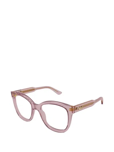 Chloé Eyewear Cat-eye Glasses In Purple