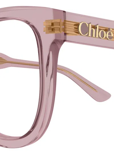 Chloé Eyewear Cat-eye Glasses In Purple