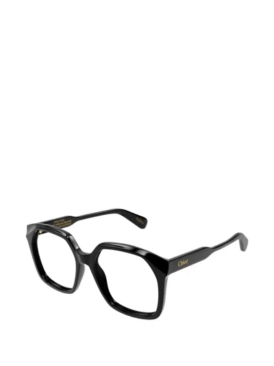 Chloé Square-frame Glasses In Black
