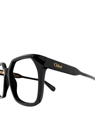 Chloé Square-frame Glasses In Black
