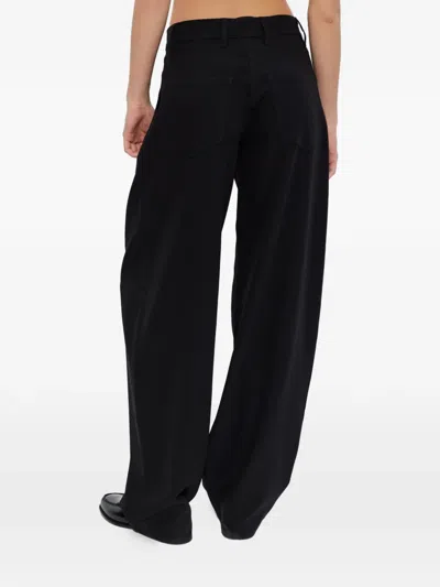 Samsoe & Samsoe Saharper Pleated Trousers In Black