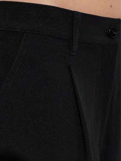 Samsoe & Samsoe Saharper Pleated Trousers In Black