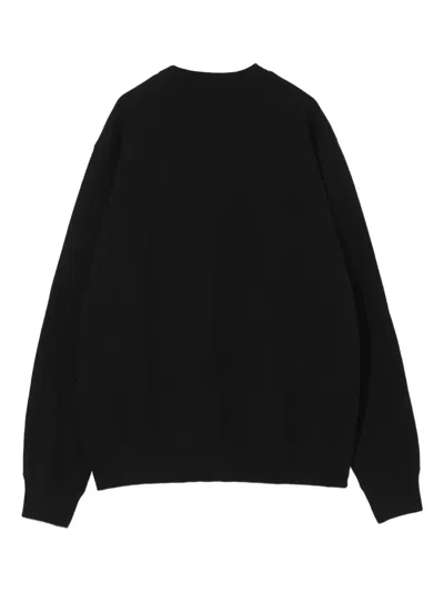 Undercover Bear Graphic Pullover In Black