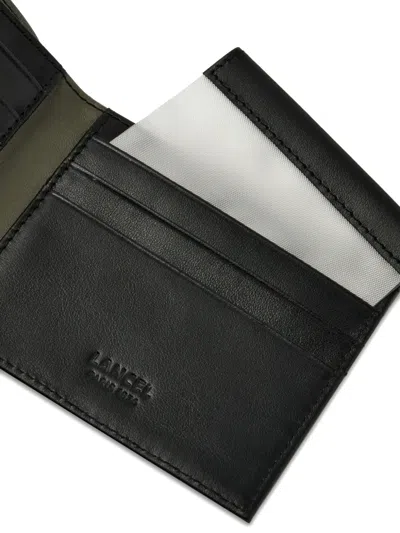 Lancel Leon Wallet In Green