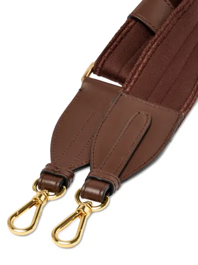 Lancel Adjustable Bag Strap In Brown