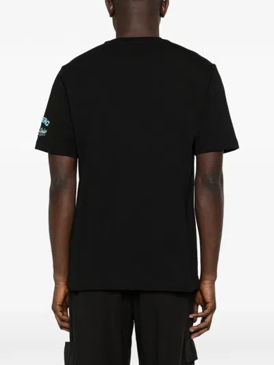 Iceberg Monkey-embroidered T-shirt In Black