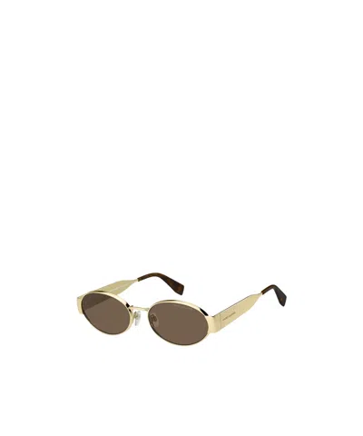 Marc Jacobs Eyewear Oval Frame Sunglasses In Multi