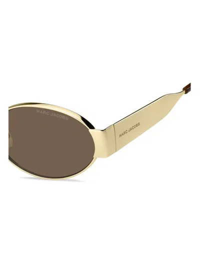 Marc Jacobs Eyewear Oval Frame Sunglasses In Multi