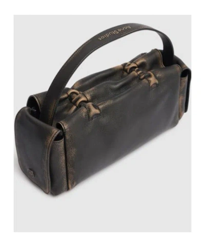 Acne Studios Multipocket Handbag In Black