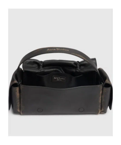 Acne Studios Multipocket Handbag In Black