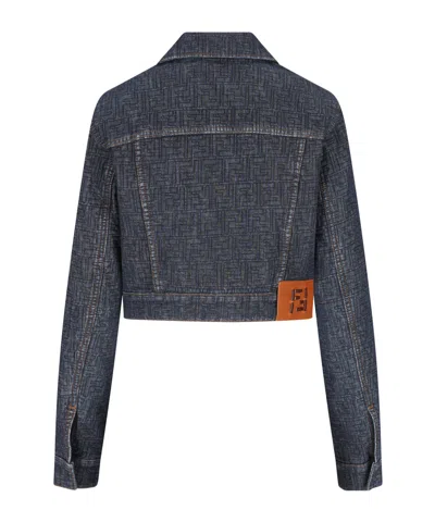 Fendi Brunello Cucinelli Striped Cotton T-shirt In Blue