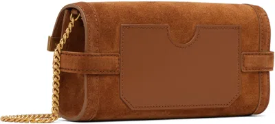 Balmain Tan B-buzz Pouch 23 Bag In Brown