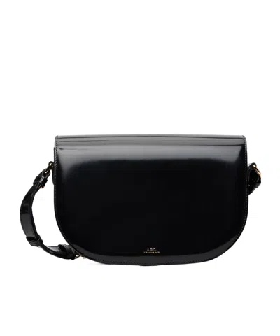 A.p.c. A. P.c. Mini Handbag 10 X 6.5 X 3 Cm With Adjustable Strap In Black