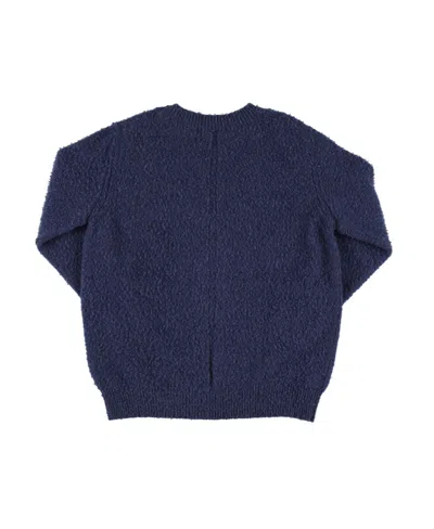 The Row Round-neck Knitted Pullover In Blue