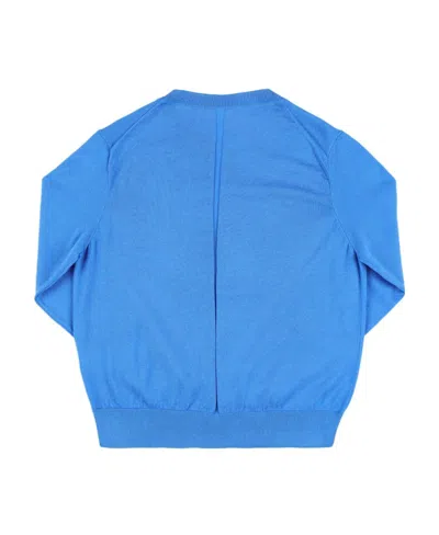 The Row Round-neck Knitted Pullover In Blue
