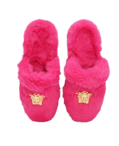 Versace Flat Slippers In Multi