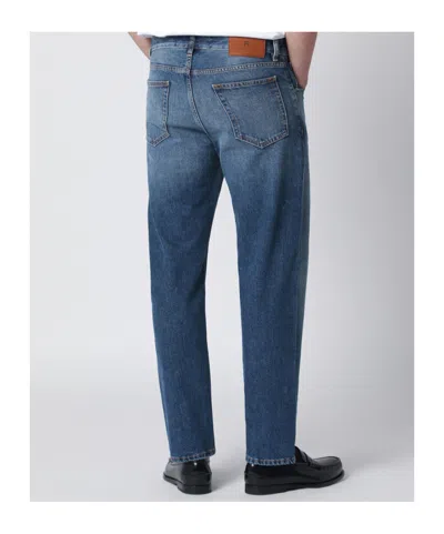 Pt Torino Belt Loop Jeans In Blue