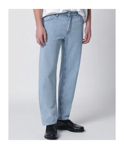 Pt Torino Straight Leg Denim Jeans Five Pocket Design In Blue