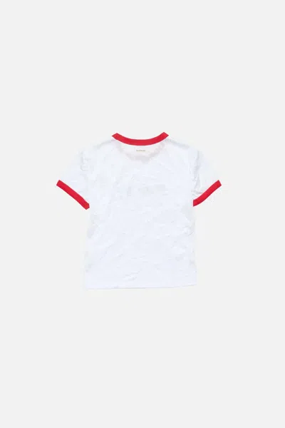 Acne Studios T-shirt Long Ajusté In White